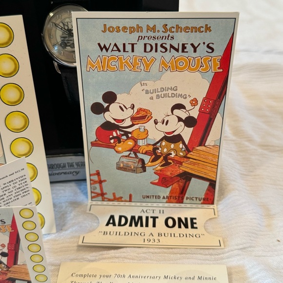 Disney’s Mickey & Minnie Through the Years 70th Anniversary Collectable Set 1998 - Picture 11 of 11
